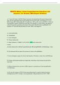 ABSITE &colon;Biliary  Exam Comprehensive Questions and  Answers &vert; A&plus; Graded &vert; With Expert Solutions