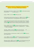 ABSITE Colorectal Exam Comprehensive Questions and  Answers &vert; A&plus; Graded  &vert; With Expert Solutions 