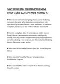 NAVY ODS EXAM 208 COMPREHENSIVE STUDY GUIDE 2026 ANSWERS VERIFIED A&plus;