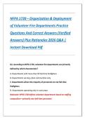 NFPA-99&colon; PRACTICE TEST QUESTIONS 2026 UPDATED EXAM QUESTIONS & ANSWERS WITH DETAILED RATIONALES &vert; INSTANT PDF DOWNLOAD