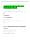 T4 ASE BRAKES &lpar;MEDIUM&sol;HEAVY DUTY BRAKES&rpar; EXAM 2026&sol;27&excl;&excl;