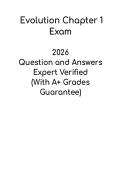 Evolution Chapter 1 Study Guide 2026 &vert; Natural Selection & Key Concepts