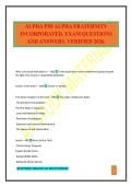 ALPHA PHI ALPHA FRATERNITY INCORPORATED&period; EXAM QUESTIONS AND ANSWERS&period; VERIFIED 2026&period;