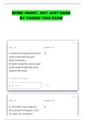 POST PELLET B EXAM CLARITY QUESTIONS AND CORRECT ANSWERS