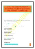 ALPHA PHI ALPHA FRATERNITY INCORPORATED&period; EXAM QUESTIONS AND ANSWERS&period; VERIFIED 2026&period;