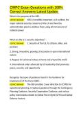 CWPC Exam Questions with 100- Correct Answers Latest Update&period;docx