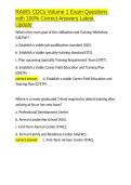 RAWS CDCs Volume 1 Exam Questions with 100- Correct Answers Latest Update&period;docx