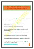 BIL 150- MODULE 4 EXAM QUESTIONS AND ANSWERS&period; VERIFIED 2026&period;