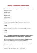 PP61 Test 2 Questions With Complete Answers 