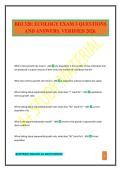 BIO 320&colon; ECOLOGY EXAM 3 QUESTIONS AND ANSWERS&period; VERIFIED 2026&period;