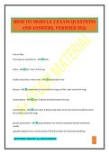 BIOD 151 MODULE 2 EXAM QUESTIONS AND ANSWERS&period; VERIFIED 2026&period;