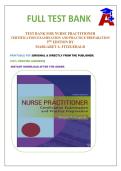 Nurse Practitioner Certification Examination and Practice Preparation&comma; 3rd Edition &ndash; Margaret A&period; Fitzgerald &ndash; Complete Test Bank with Practice Questions and Rationales