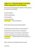 Lilley Ch&period; 2 Pharmacologic Principles Review Questions And Answers&period;docx