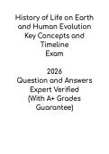 History of Life on Earth & Human Evolution Study Guide 2026 &vert; Timeline & Key Concepts