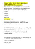 Pharm Lilley Ch 43 Exam Questions With 100- Verified Answers&period;docx