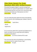 VSim Skyler Hansen Pre- Exam Questions With 100- Verified Answers&period;docx