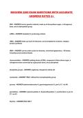 BIOCHEM 2288 EXAM QUESTIONS WITH ACCURATE ANSWERS RATED A&plus; 