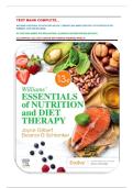 Test Bank for Williams' Essentials of Nutrition and Diet Therapy&comma; 13th Edition by Schlenker & Gilbert &vert;978-0323847124  &vert; All Chapters 1-22 &vert; Clinical Nutrition Nursing Prep 2026&sol;2027