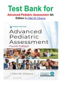 Test Bank for Advanced Pediatric Assessment 4th Edition by Ellen M&period; Chiocca isbn-9780826153043