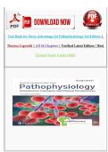Test Bank for Davis Advantage for Pathophysiology 3rd Edition &vert; Theresa Capriotti &vert; All 46 Chapters &vert; Verified Latest Edition &vert; Best Clinical Study Guide &lpar;2026&rpar;