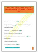 EPIC CLN251&sol;252 EXAM STUDY QUESTIONS AND ANSWERS&period; VERIFIED 2026&period;