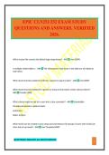 EPIC CLN251&sol;252 EXAM STUDY QUESTIONS AND ANSWERS&period; VERIFIED 2026&period;