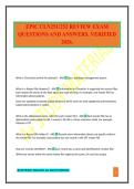 EPIC CLN251&sol;252 REVIEW EXAM QUESTIONS AND ANSWERS&period; VERIFIED 2026