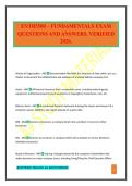 ENTR5500 &ndash; FUNDAMENTALS EXAM QUESTIONS AND ANSWERS&period; VERIFIED 2026&period;