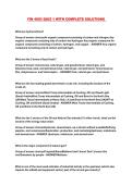 FIN 4003 QUIZ 1 WITH COMPLETE SOLUTIONS 