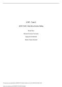 WGU C207 QUM1 TASK 2&colon; Data-Driven Decision Making&vert; With complete solution &vert; RATED A&plus; &vert; 2026 