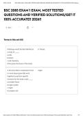 BSC 2085 EXAM 1 EXAM&comma; MOST TESTED QUESTIONS AND VERIFIED SOLUTIONS&sol;GET IT 100&percnt; ACCURATE&excl;&excl; 2026&excl;&excl;BSC 2085 EXAM 1 EXAM&comma; MOST TESTED QUESTIONS AND VERIFIED SOLUTIONS&sol;GET IT 100&percnt; ACCURATE&excl;&excl; 2026&excl;&excl;