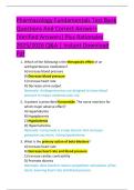 Pharmacology Fundamentals Test Bank  Questions And Correct Answers  &lpar;Verified Answers&rpar; Plus Rationales  2025&sol;2026 Q&A &vert; Instant Download  Pdf 