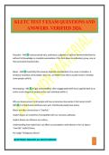 KLETC TEST 5 EXAM QUESTIONS AND ANSWERS&period; VERIFIED 2026&period;