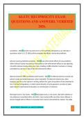 KLETC RECIPROCITY EXAM QUESTIONS AND ANSWERS&period; VERIFIED 2026&period;