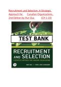 Test Bank for Recruitment and Selection&colon; A Strategic Approach for Canadian Organizations 2nd Edition by Hari Das & Carol Ann Samhaber &vert; All Chapters 1-10 &vert; Complete Questions & Answers &vert; Latest 2026