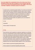WGU D514 OBJECTIVE ASSESSMENT FINAL&sol;WGU D514 ANALYTICAL  METHODS OF HEALTHCARE LEADERS OA EXAM NEWEST 2026-2027  ACTUAL EXAM TEST BANK 200 QUESTIONS AND CORRECT DETAILED  ANSWERS &lpar;VERIFIED ANSWERS&rpar; &vert;ALREADY GRADED A&plus; 