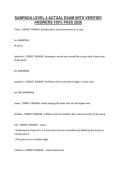 SAMPADA LEVEL 4 ACTUAL EXAM WITH VERIFIED ANSWERS 100&percnt; PASS 2026