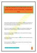 MICRO MODULE 5-6 REVIEW EXAM QUESTIONS AND ANSWERS&period; VERIFIED 2026&period;