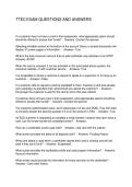 TTEC EXAM QUESTIONS AND ANSWERS