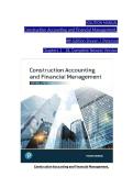 Solution Manual for Construction Accounting and Financial Management&comma; 4th Edition by Steven J&period; Peterson &mdash; Chapters 1&ndash;18&comma; Complete Newest Version
