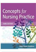 Test Bank for Concepts for Nursing Practice&comma; 4th Edition by Jean Giddens &mdash; Questions and Answers with Rationales &lpar;ISBN 9780323809820&rpar;