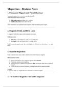 Magnetism revision