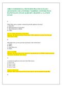 OHIO COMMERCIAL PESTICIDE PRACTICE EXAM &vert;  QUESTIONS AND ANSWERS &vert; VERIFIED ANSWERS PLUS  RATIONALES &vert; EXAM ALREADY GRADED A&plus; &vert; LATEST  EXAM 