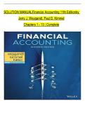 Solution Manual For Financial Accounting&comma; 11th Edition by Jerry J&period; Weygandt&comma; Paul D&period; Kimmel&comma; Verified Chapters 1 - 13&comma; Complete Newest Version