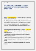 EDF 6225 EXAM 1 &vert; FREQUENTLY TESTED  QUESTIONS WITH CORRECT ANSWERS &vert;  BRAND NEW&excl;