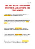 UBC BIOL 200 CH 5 2026 LATEST  QUESTIONS AND ANSWERS&vert; ACE  YOUR GRADES&period; 