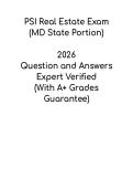 PSI Maryland Real Estate Exam 2026 &vert; State Portion Study Guide & Practice