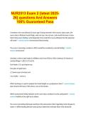 NUR2513 Exam 2 -latest 2025-26- questions And Answers 100&percnt;Guaranteed Pass&period;
