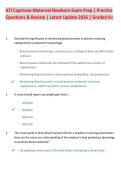 ATI Capstone Maternal Newborn Exam Prep &vert; Practice  Questions & Review &vert; Latest Update 2026 &vert; Graded A&plus;