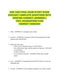 EGR 1400 FINAL EXAM STUDY GUIDE  2026&sol;2027 COMPLETE QUESTIONS WITH  VERIFIED CORRECT ANSWERS &vert;&vert;  100&percnt; GUARANTEED PASS  <NEWEST VERSION> 